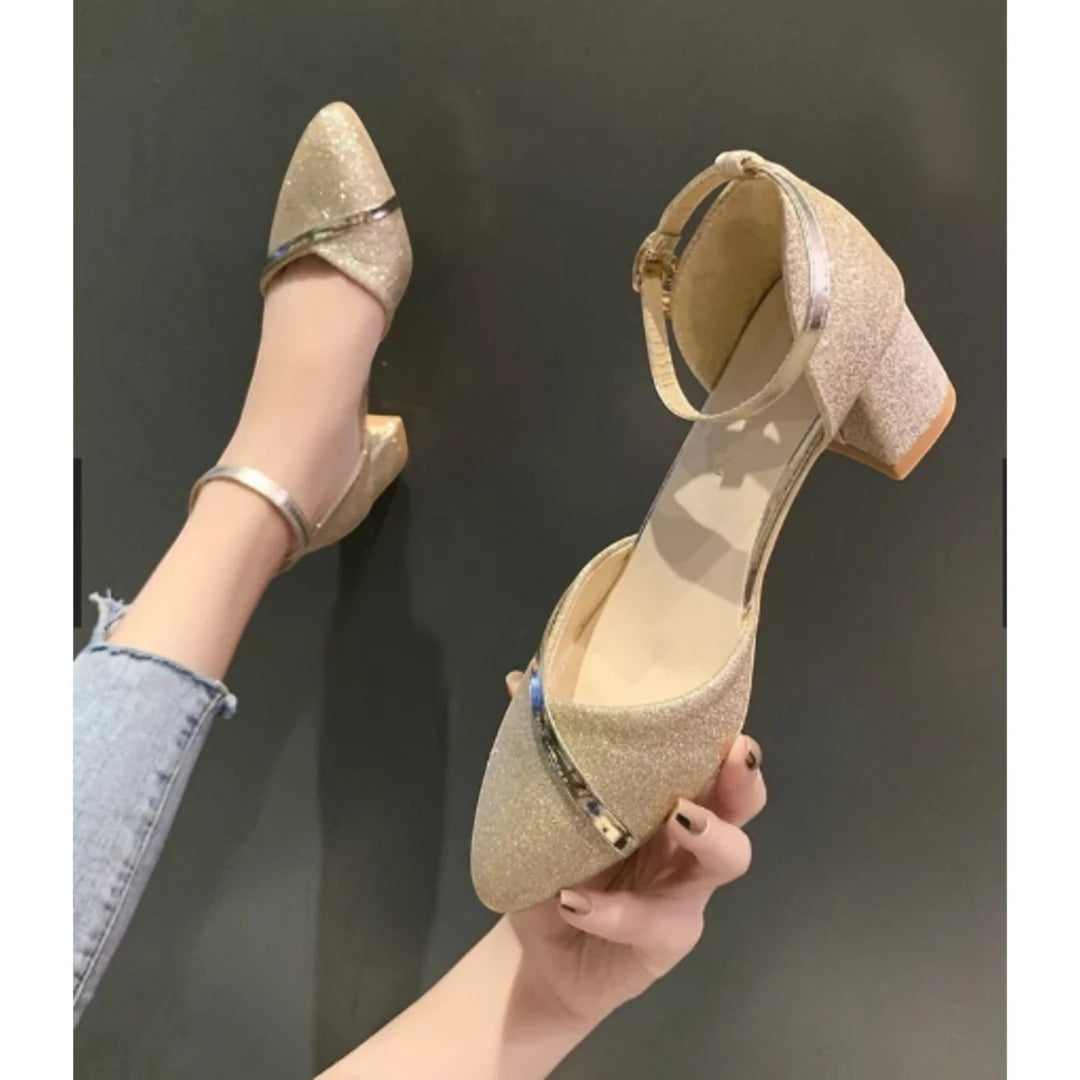 Selena | Elegante Sandalen Für Damen | Blockabsatz