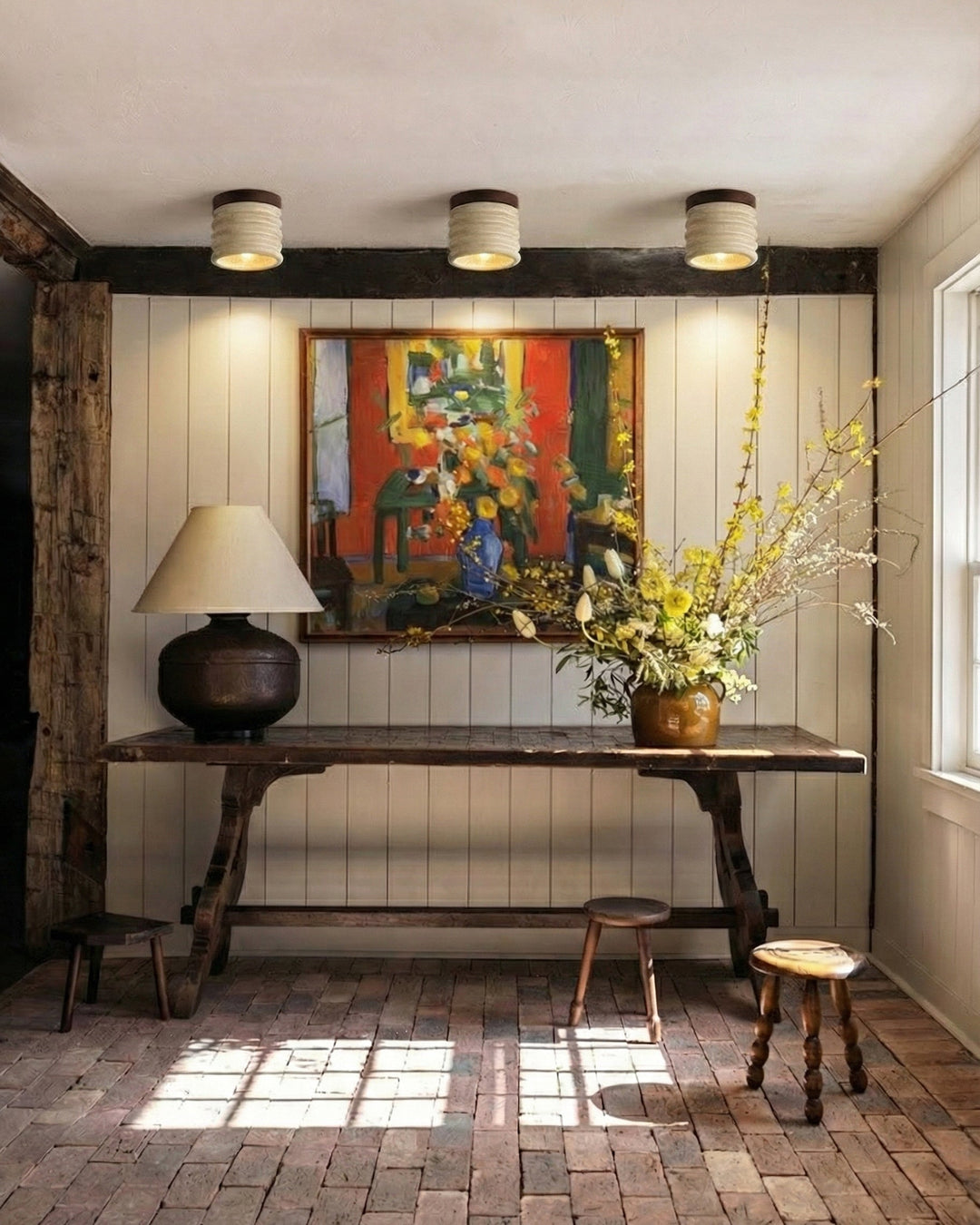 Luz de Techo Aurelio de Travertino