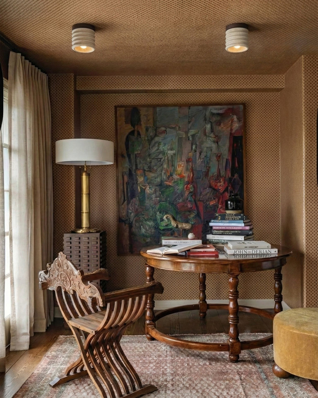 Luz de Techo Aurelio de Travertino