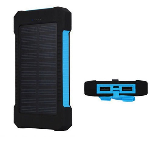 20000mAh Solar Power Bank Outdoor Dual USB Power Charger