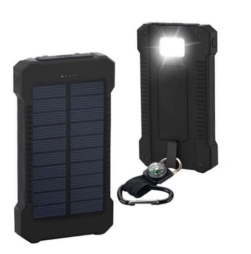 20000mAh Solar Power Bank Outdoor Dual USB Power Charger