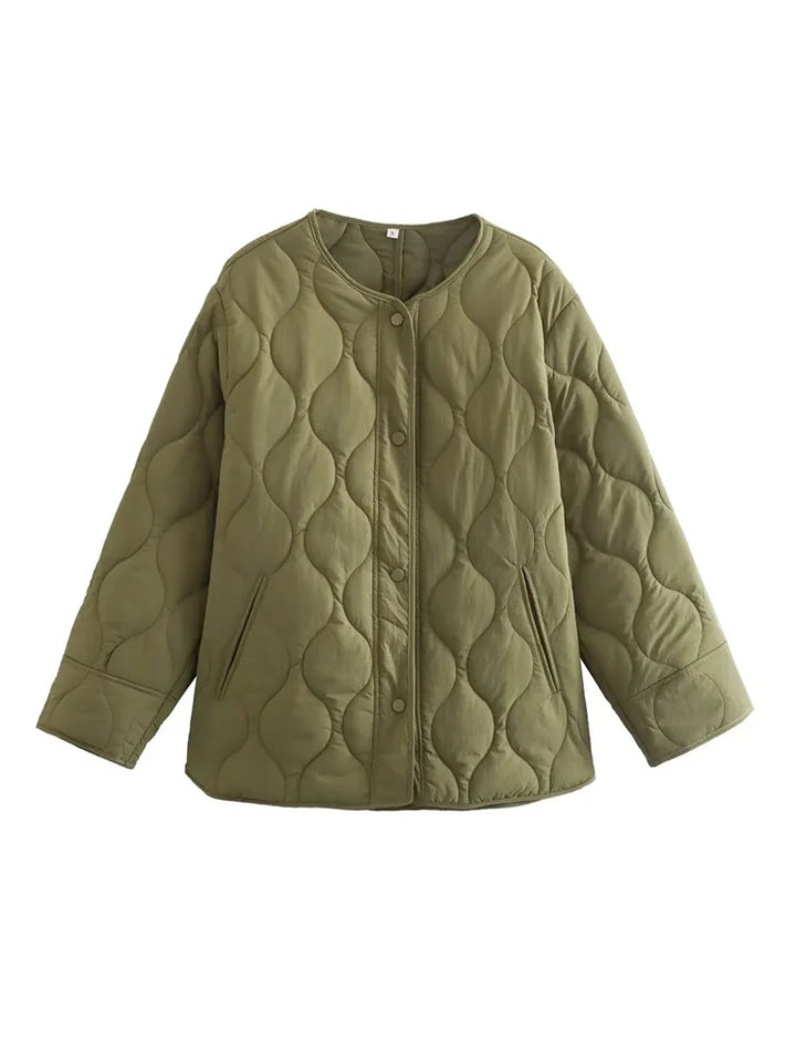 Gesteppte Daunenjacke Für Damen | Langarm
