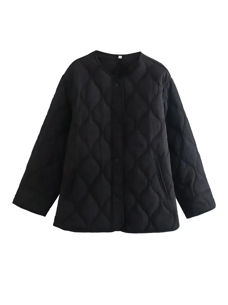 Gesteppte Daunenjacke Für Damen | Langarm