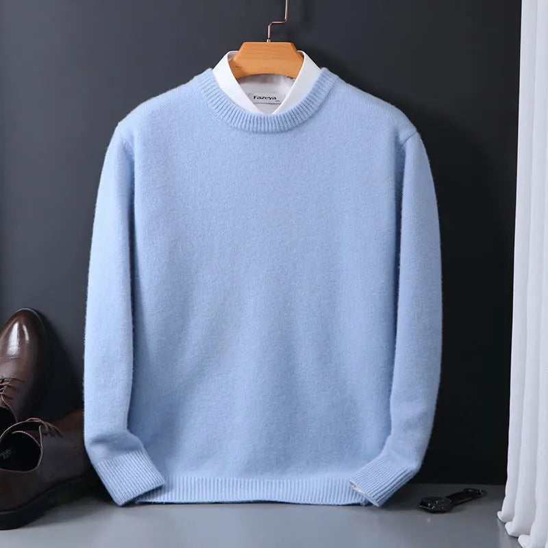 Herren Kaschmirpullover Mit Langen Ärmeln | Rundhals