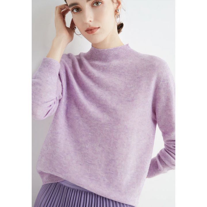 Klassischer Kaschmir-Strickpullover Für Damen | Winter