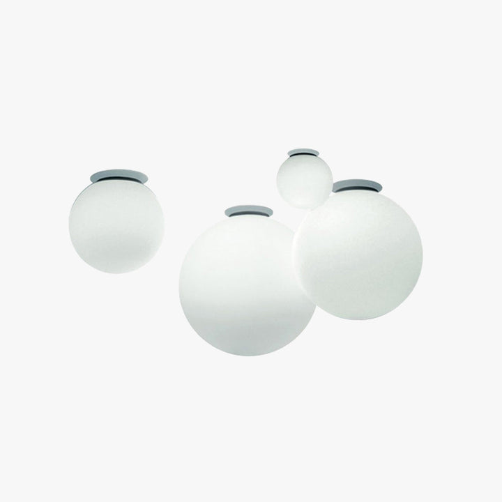 Round Globe Ceiling Light Contemporary Indoor Lighting