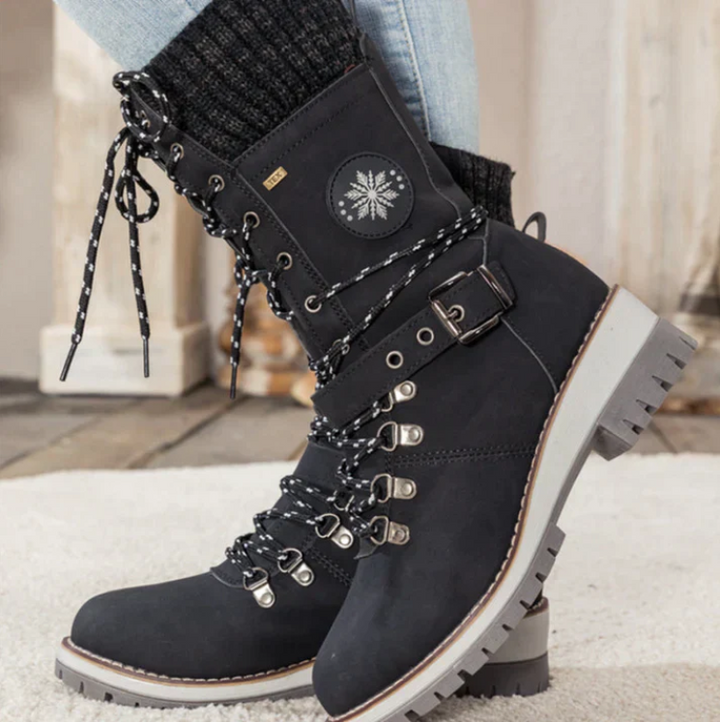 Damen Winterstiefel Zum Schnüren | Stylisch