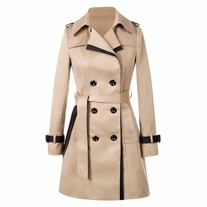 Stylischer Trenchcoat Mit Gürtel Für Damen | Herbst