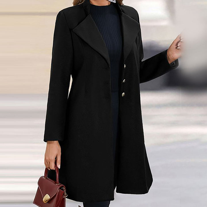 Klassischer Einreihiger Trenchcoat Für Frauen