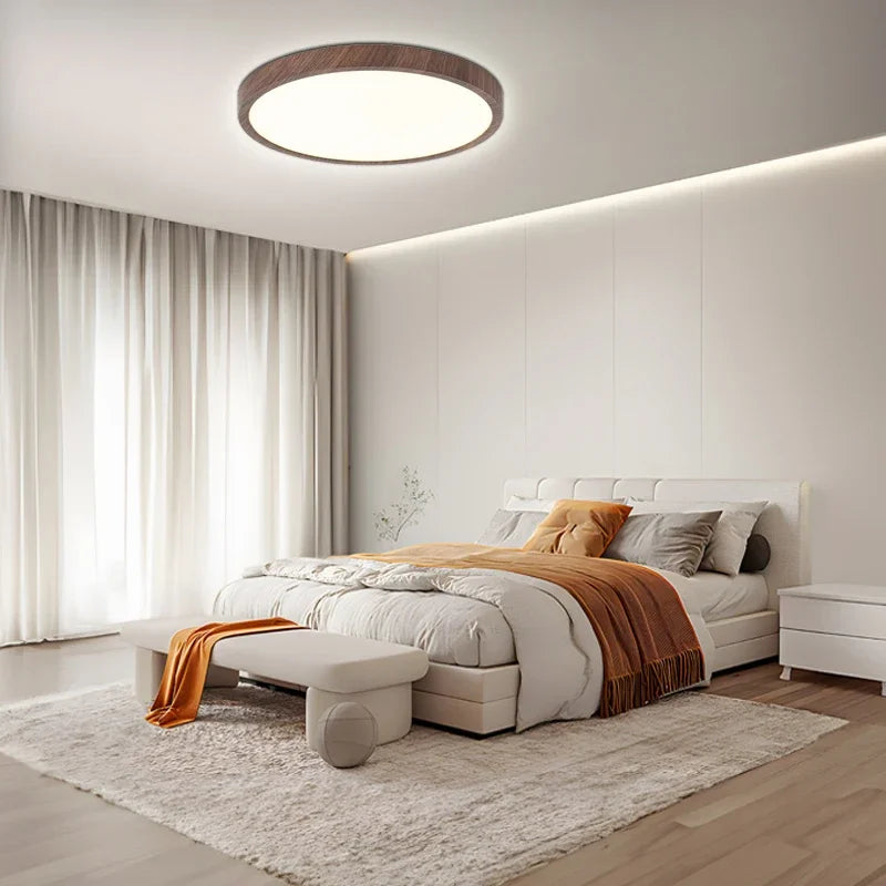 Modern Round Ceiling Light Ultra-Slim Dimmable LED Design
