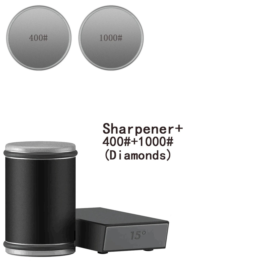 Knife Sharpener Set Dual Angle Rolling Edge System