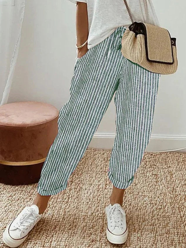 Anti-Sweat Luxe Leinenhose – Atmungsaktiv & Elegant für warme Tage | Leichte Herrenhose