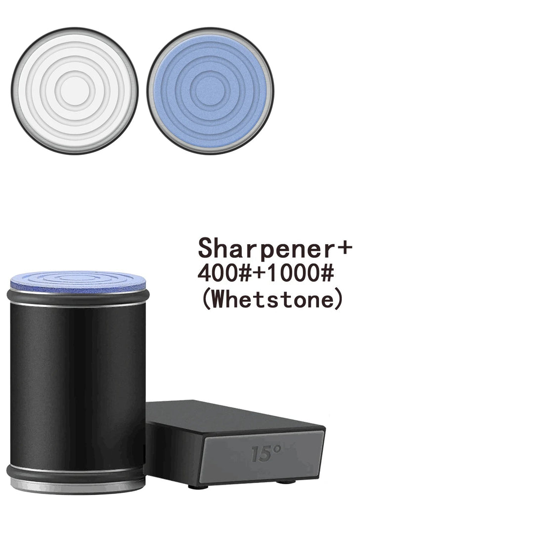 Knife Sharpener Set Dual Angle Rolling Edge System