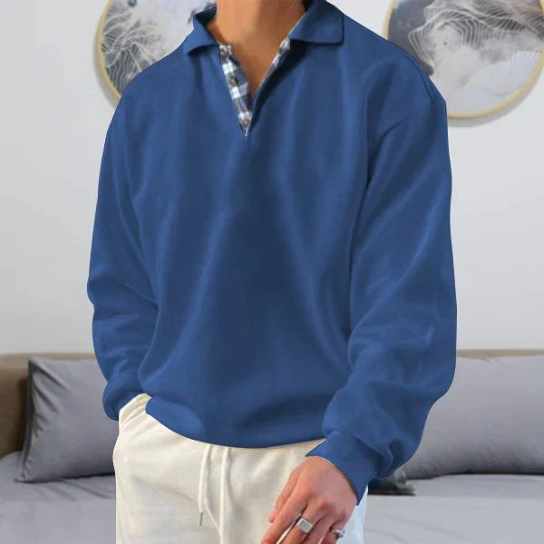 Lässiger Oversize Pullover Mit V-ausschnitt Für Herren | Winter