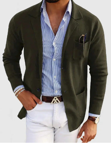 Herren Winterblazer Mit Langen Ärmeln | Button-up