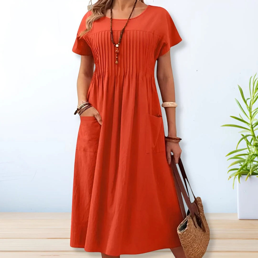 Joséphine | Lässiges Langes Sommerkleid Für Frauen | Maxi