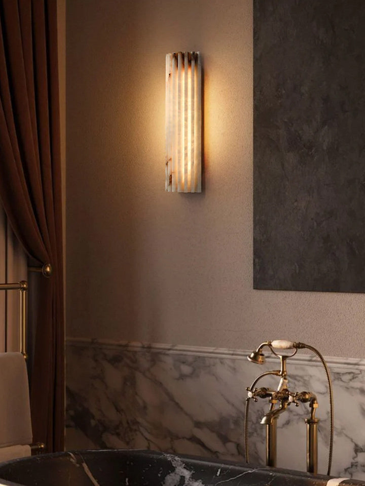 Luz de Pared LED Vertical Acanalada – Lámpara Decorativa de Interior