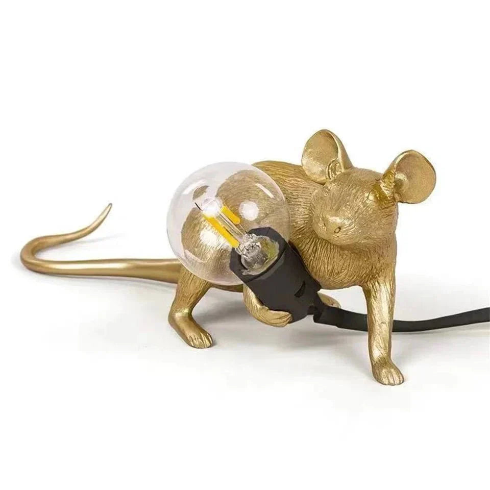 Decorative Mouse Table Lamp LED Accent Light for Interiors