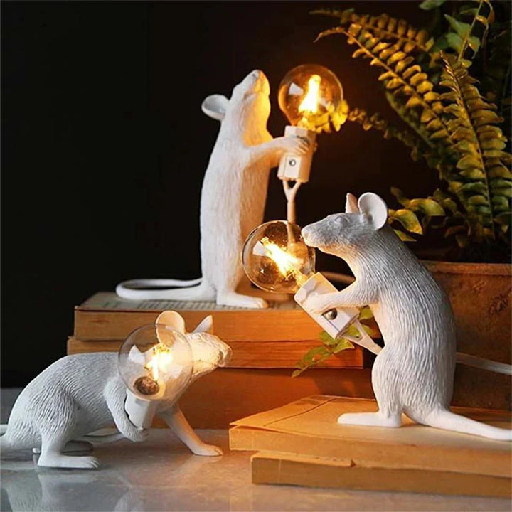 Decorative Mouse Table Lamp LED Accent Light for Interiors