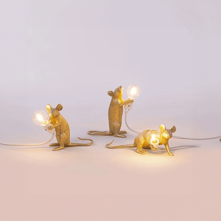 Decorative Mouse Table Lamp LED Accent Light for Interiors