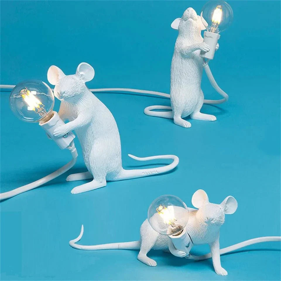 Decorative Mouse Table Lamp LED Accent Light for Interiors