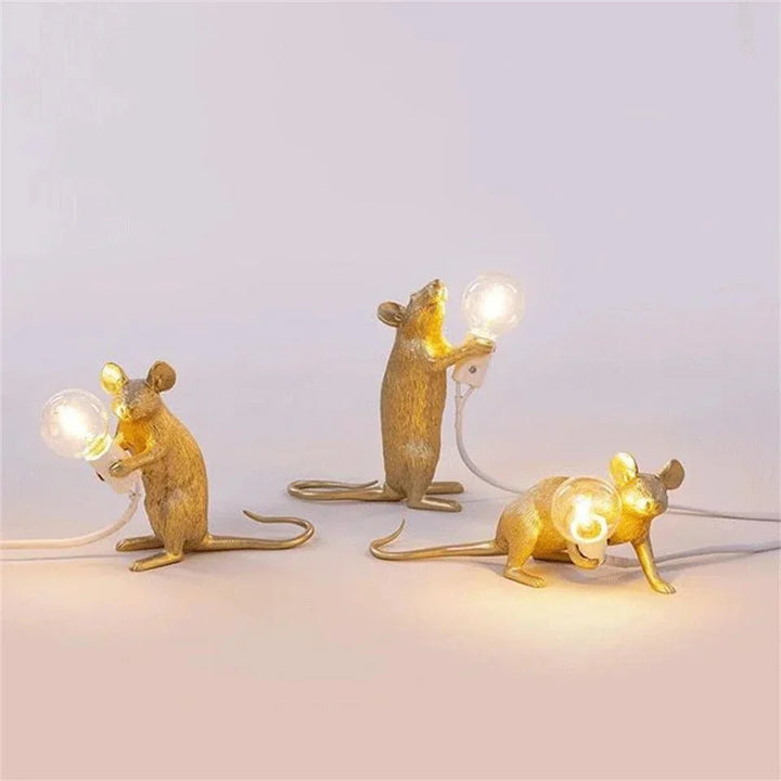 Decorative Mouse Table Lamp LED Accent Light for Interiors