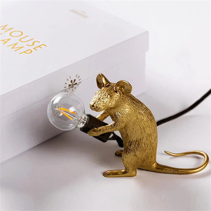 Decorative Mouse Table Lamp LED Accent Light for Interiors
