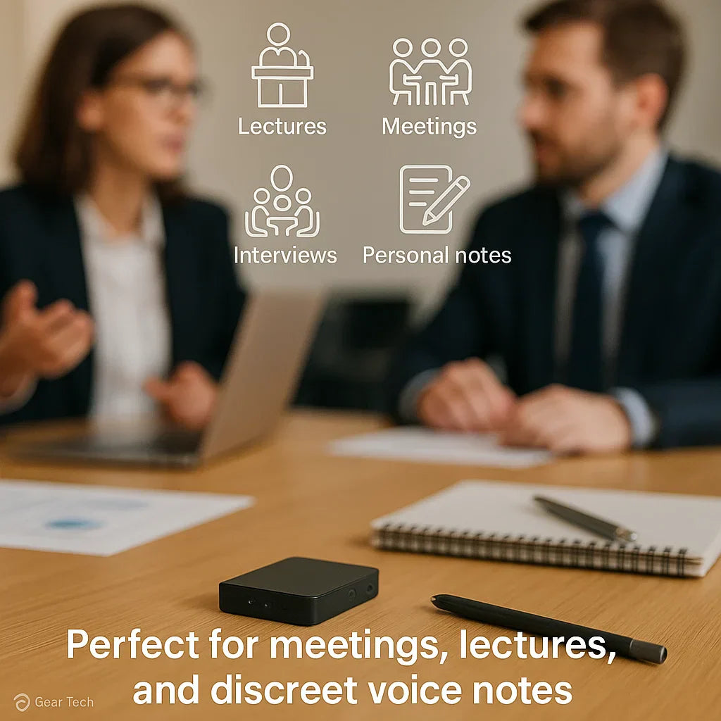 Portable Digital Voice Recorder with Sound-Activated Recording