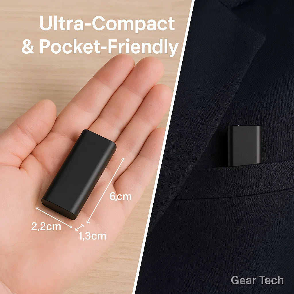 Portable Digital Voice Recorder with Sound-Activated Recording