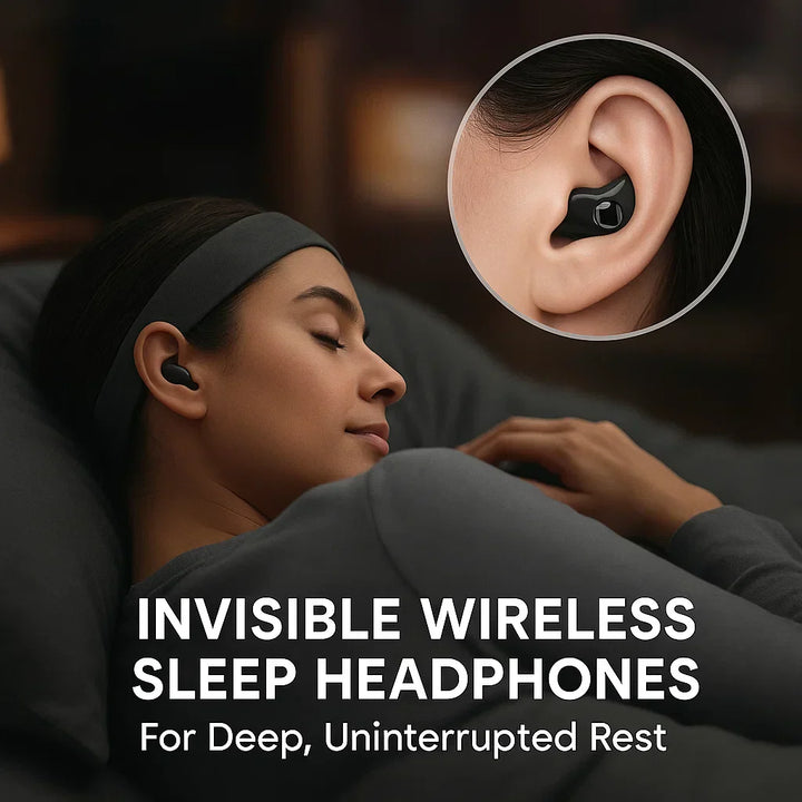Wireless Sleep Earbuds Low-Profile Noise-Reducing Earphones