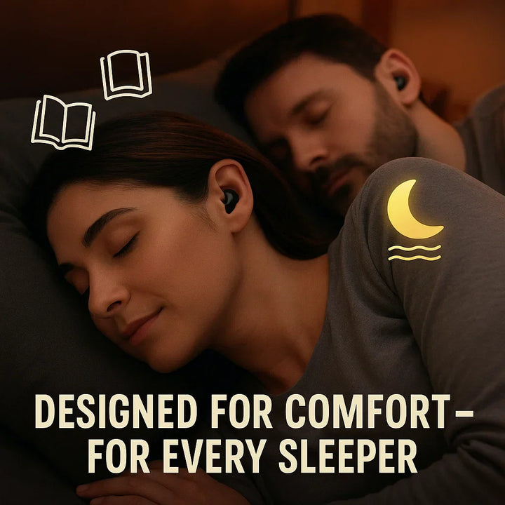 Wireless Sleep Earbuds Low-Profile Noise-Reducing Earphones