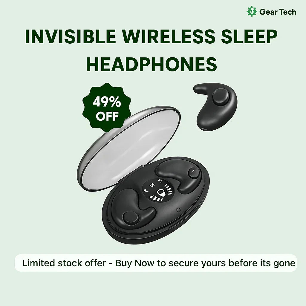 Wireless Sleep Earbuds Low-Profile Noise-Reducing Earphones