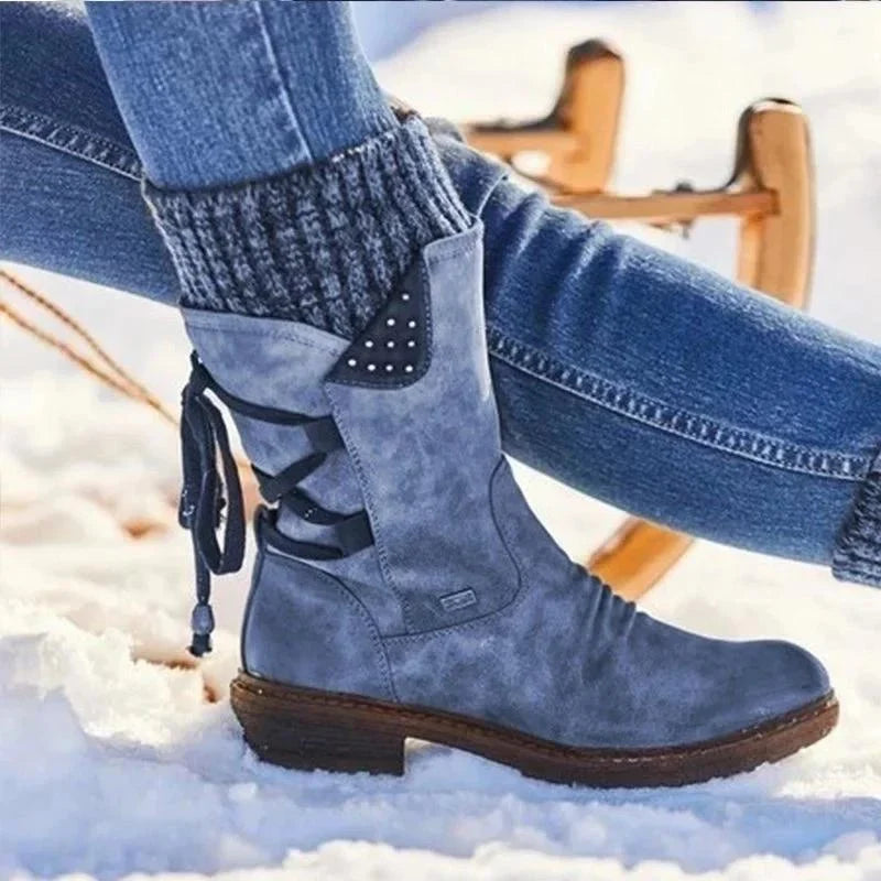 Damen Winter-Schnürstiefeletten | Stylisch