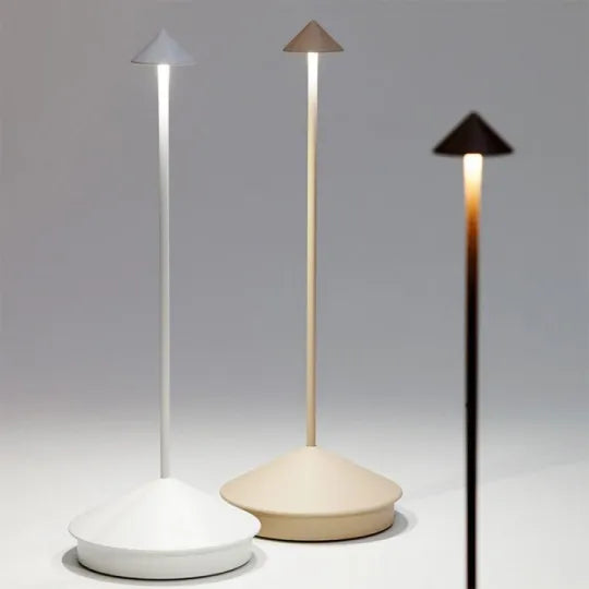 LumiTisch Kabellose LED-Tischleuchte – Dimmbar & Tragbar für Innen- und Außenbereich | Modernes Design & Wiederaufladbar
