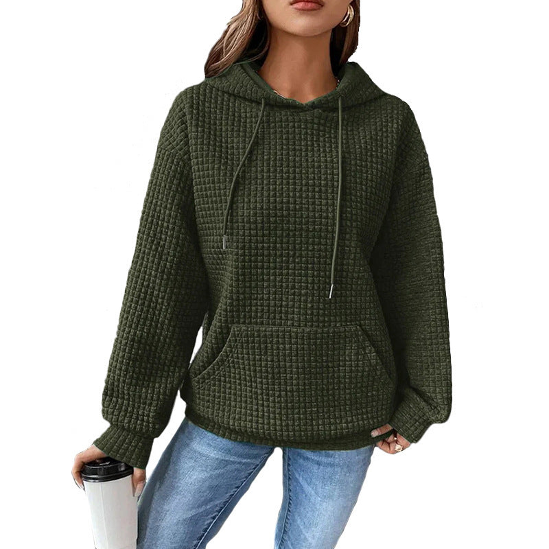 Gesteppter Hoodie Für Damen | Langarm