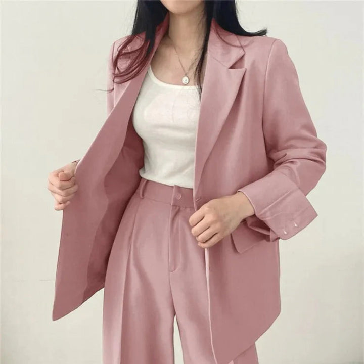 Amandine | Lässiges Blazer-set In Übergröße Für Damen