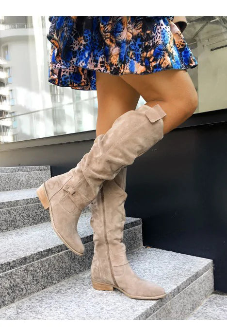 Cowboystiefel Mit Reißverschluss Für Frauen | Blockabsatz