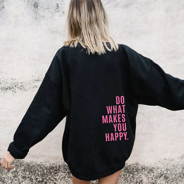 Stylischer Langarm Hoodie Für Damen | Übergröße