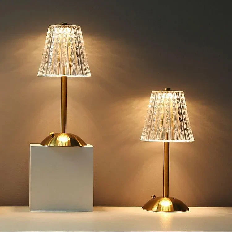 Decorative Tri-Colour Table Lamp Touch Light