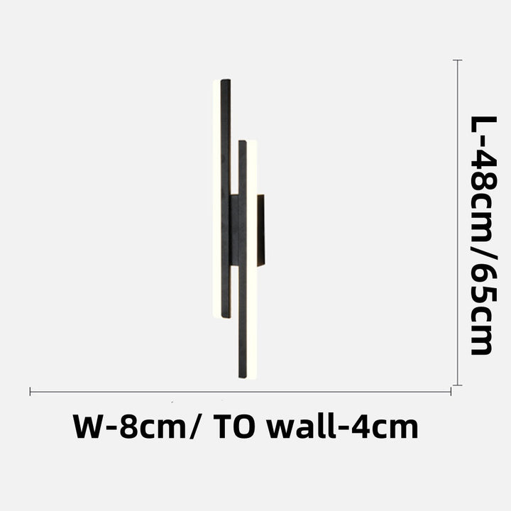 Indoor LED Wall Light Slim Contemporary Wall Fixture