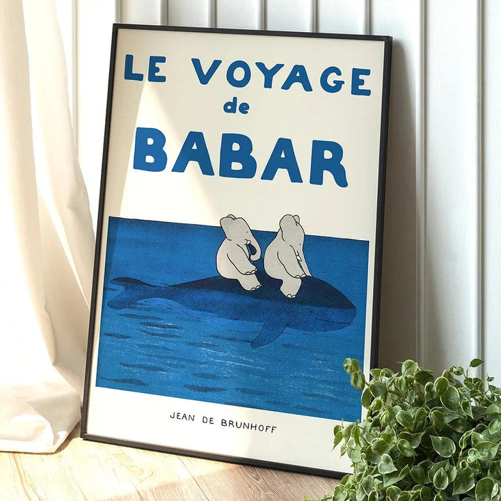 Le Voyage De Babar Wall Art Exquisite Artistic Home Display