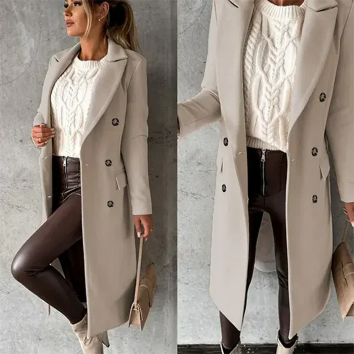 Damen Winter Trenchcoat | Langarm