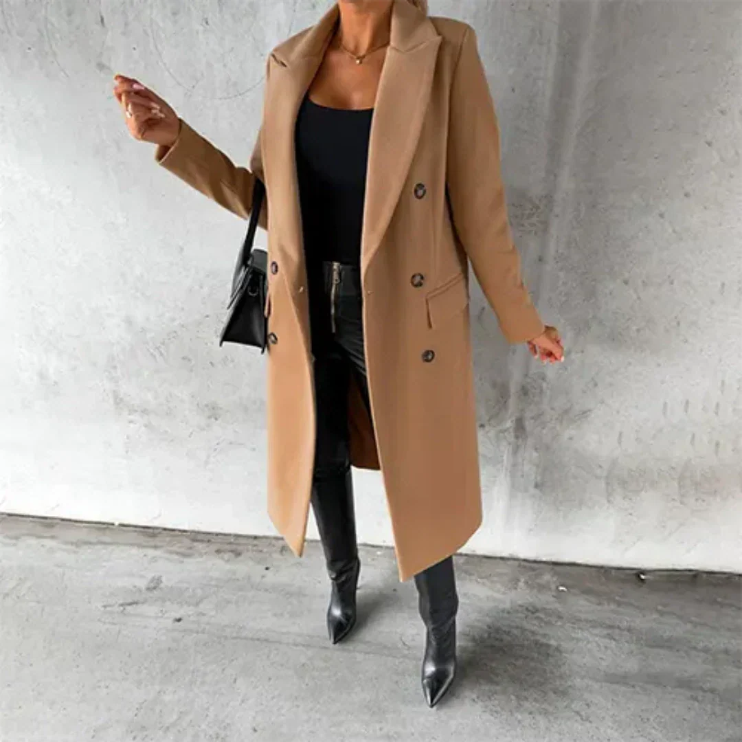 Damen Winter Trenchcoat | Langarm