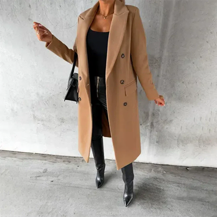 Damen Winter Trenchcoat | Langarm