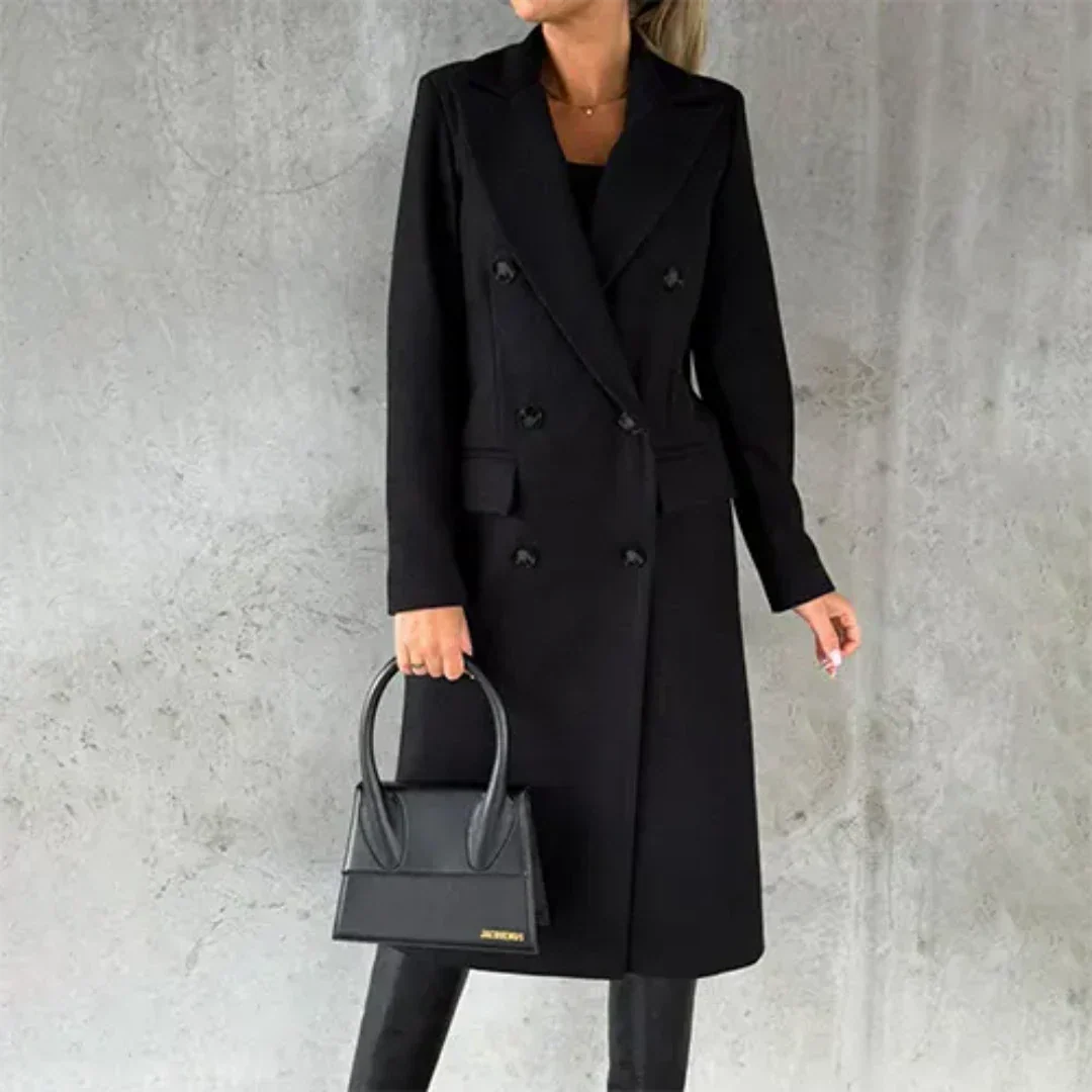 Damen Winter Trenchcoat | Langarm