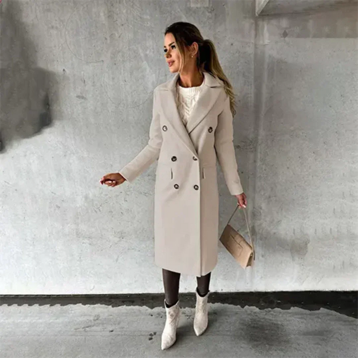 Damen Winter Trenchcoat | Langarm