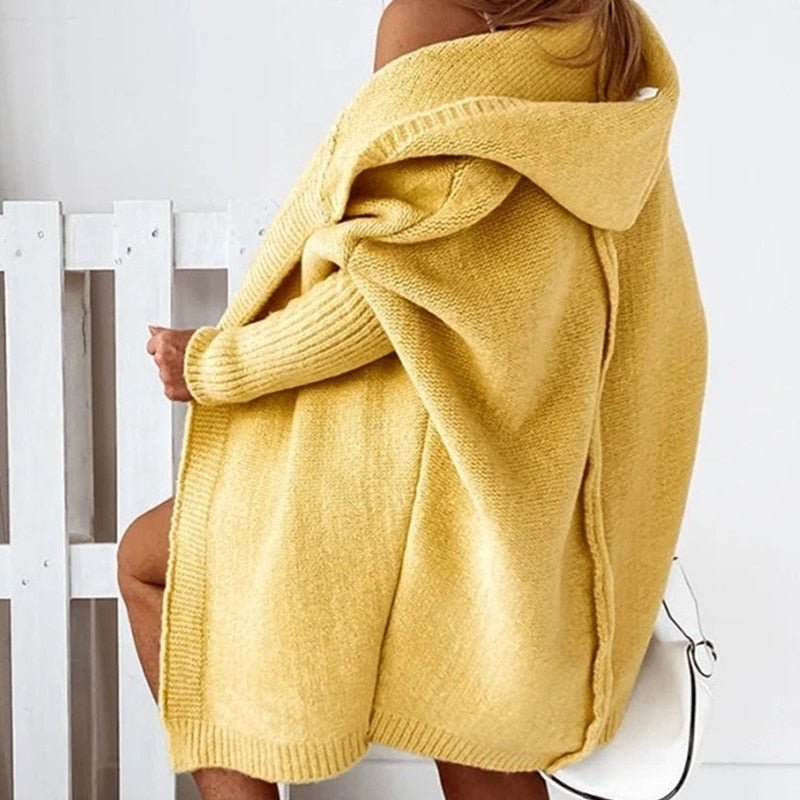 Damen Langer Wintercardigan | Stilvoll