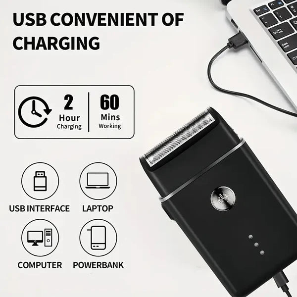 GroomMaster – 3-teiliges professionelles Haar- & Bartpflegeset für Herren | Kabellose Trimmer mit LED-Display & USB-Aufladung