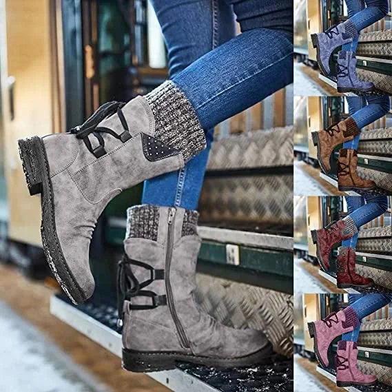 Damen Winter-Schnürstiefeletten | Stylisch