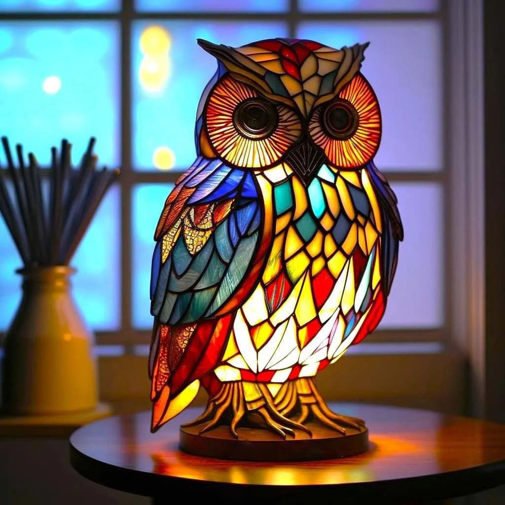 Illustrated Animal Figure Ambient Glow Designer Accent Lamp